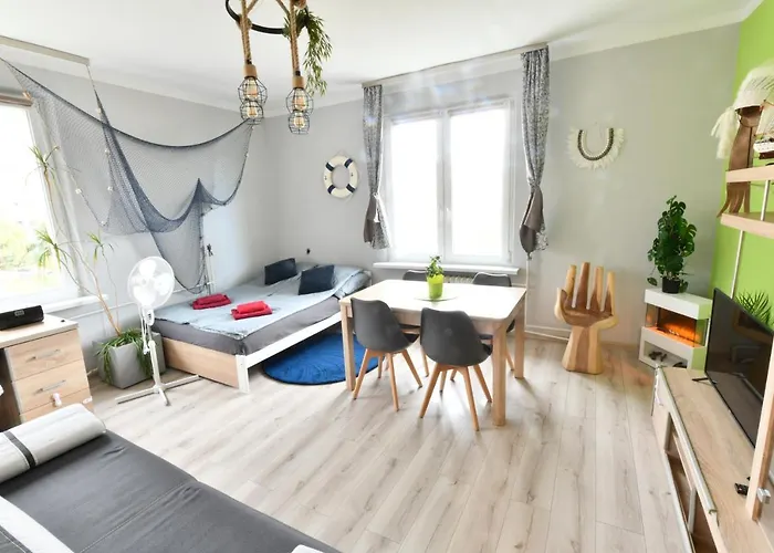 Ubytování v soukromí W Apartamencie Dwupokojowym Ze Wspoldzielona Kuchnia I Lazienka